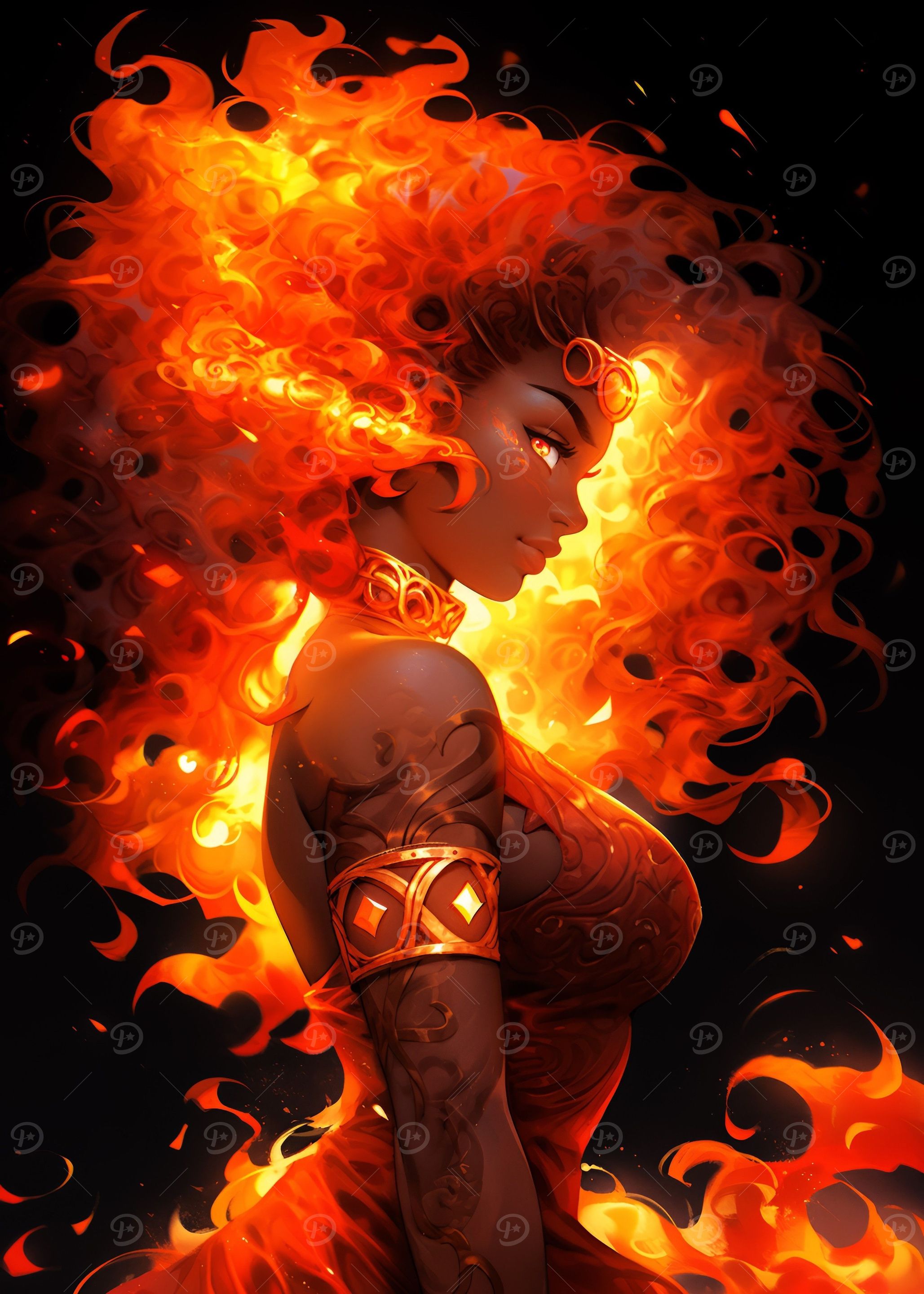 Black Fire Phoenix Beauty