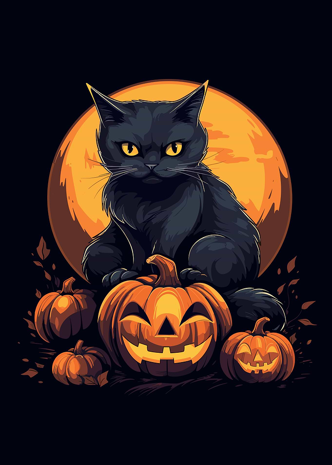 Halloween Black Cat