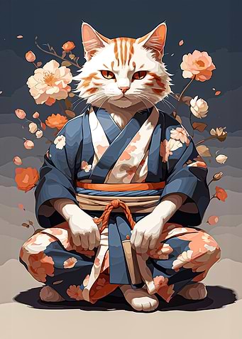 Samurai Cat