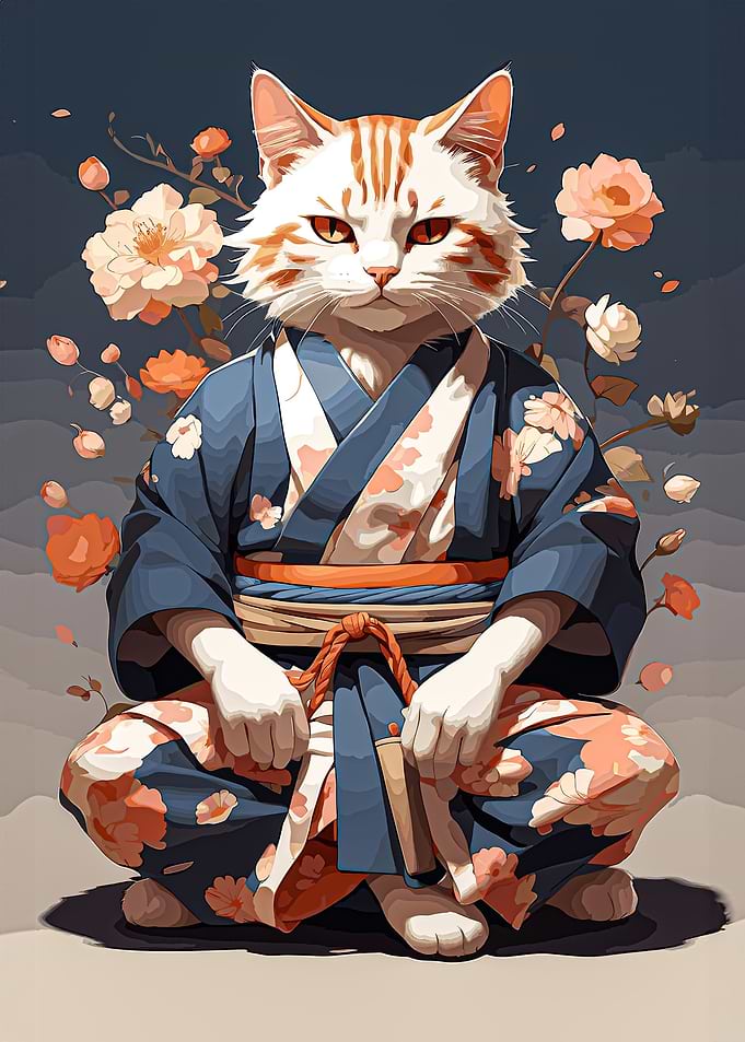 Samurai Cat