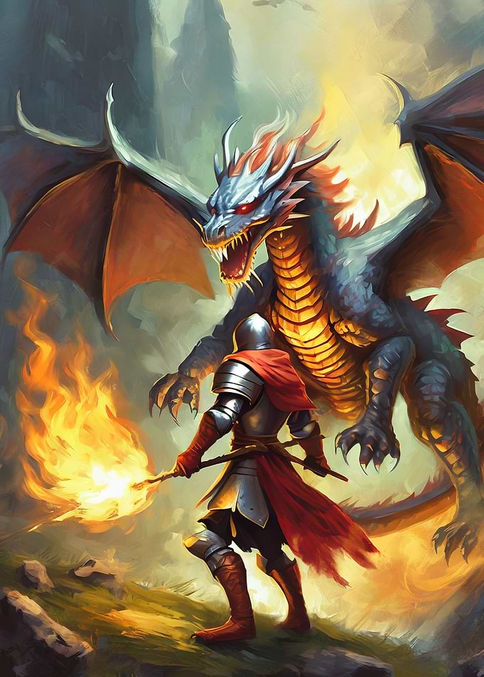 Black Dragon an Knight