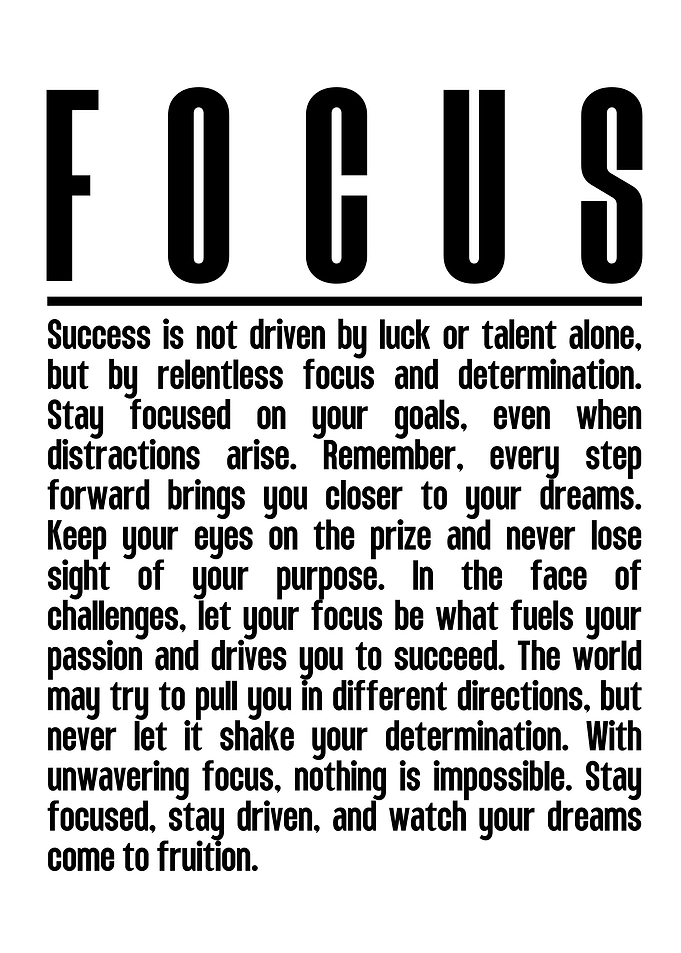 Focus