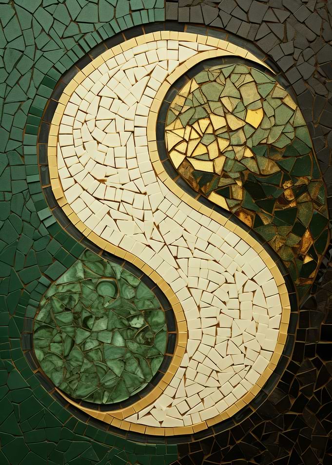 Mosaic Kentsugi Art