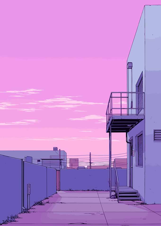 Rooftop Lofi Pink Retro