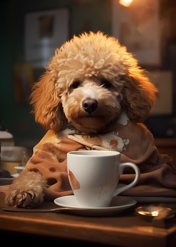 Poodle Dog Coffee Animal