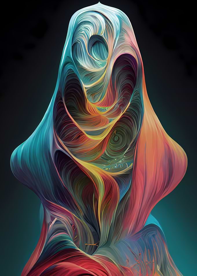Colorful abstract art