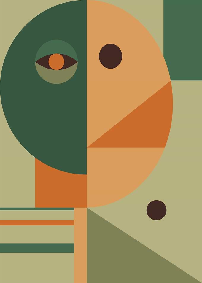 vintage modern shape