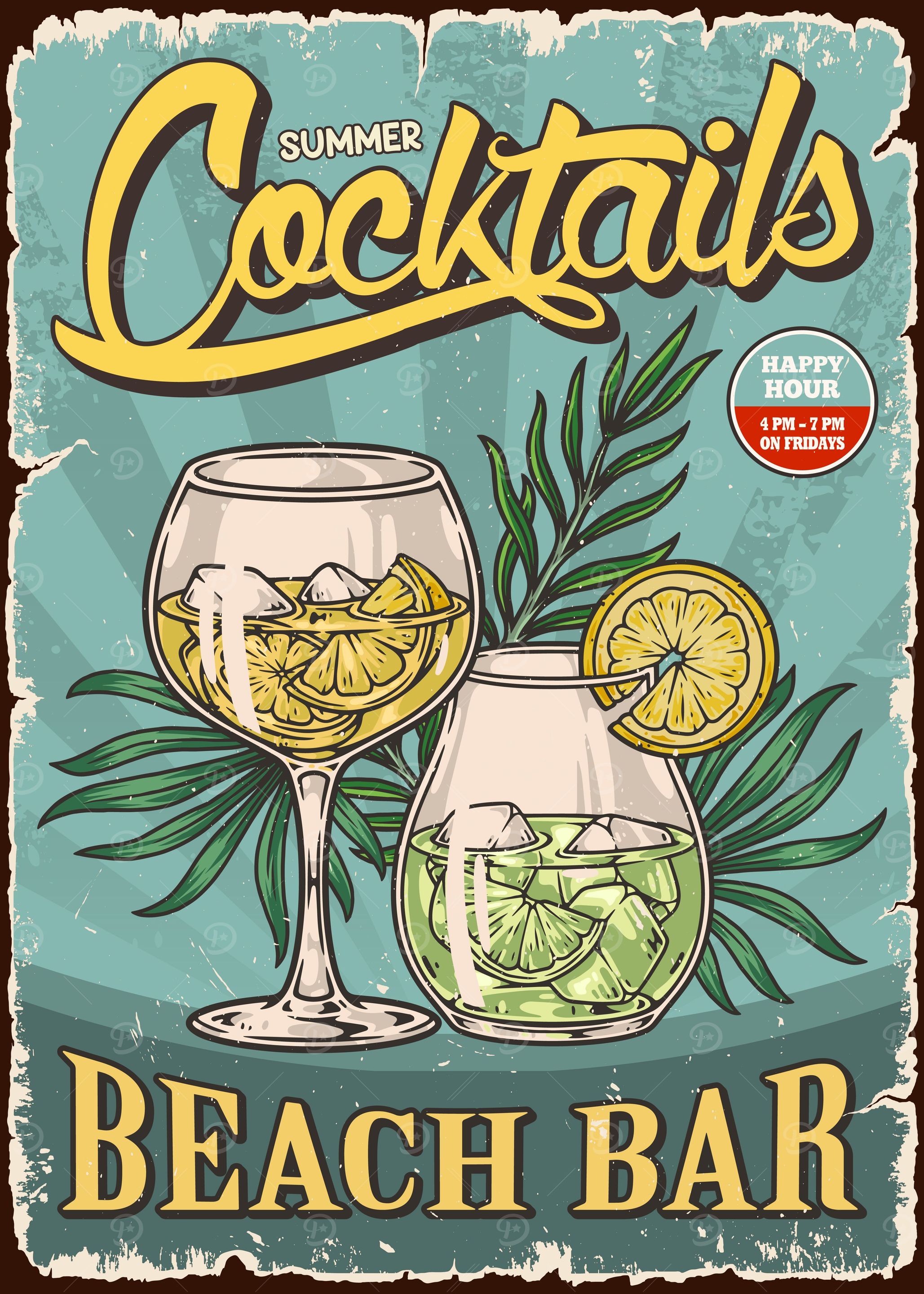 Cocktail Beach Bar Alcohol