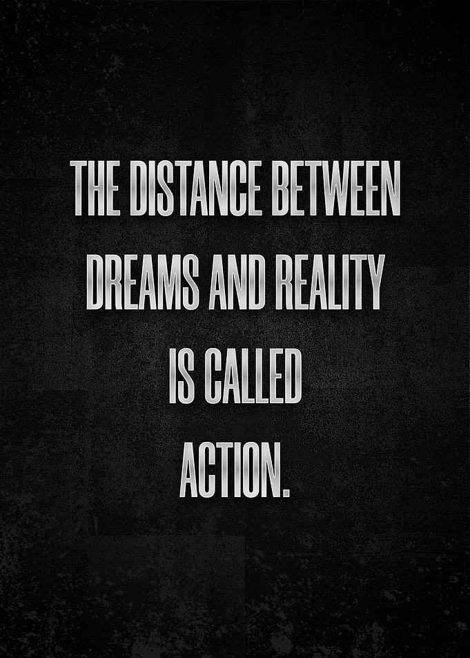 The distance between dream
