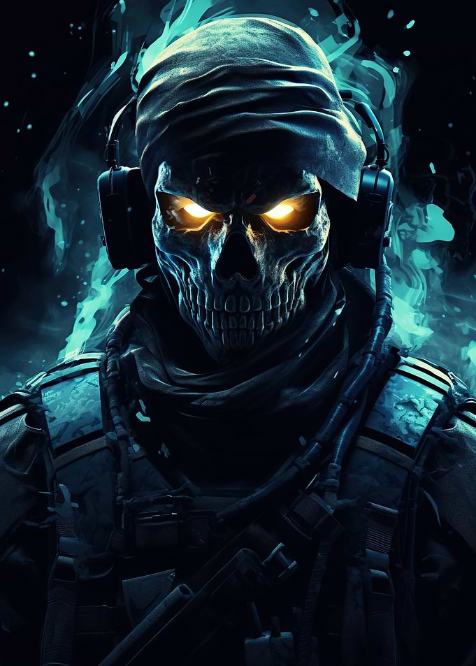 Futuristic Ghost Soldier