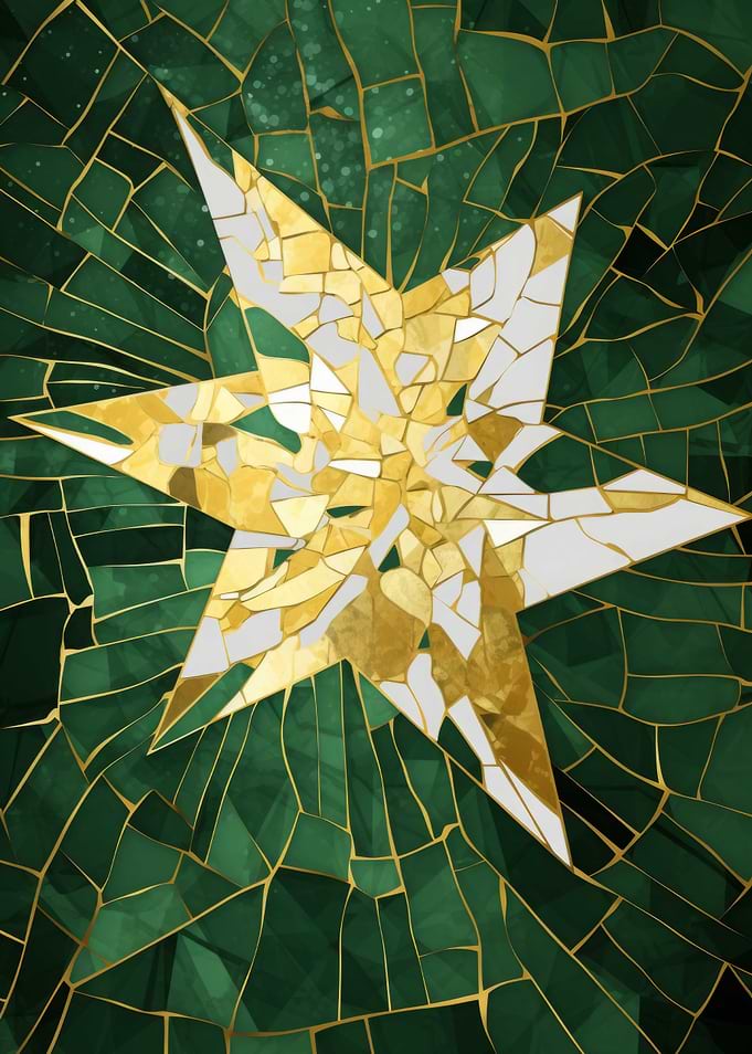 Mosaic Kentsugi Art
