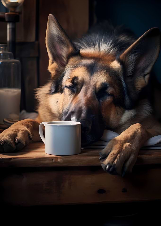 German Shepherd Dog Coffee