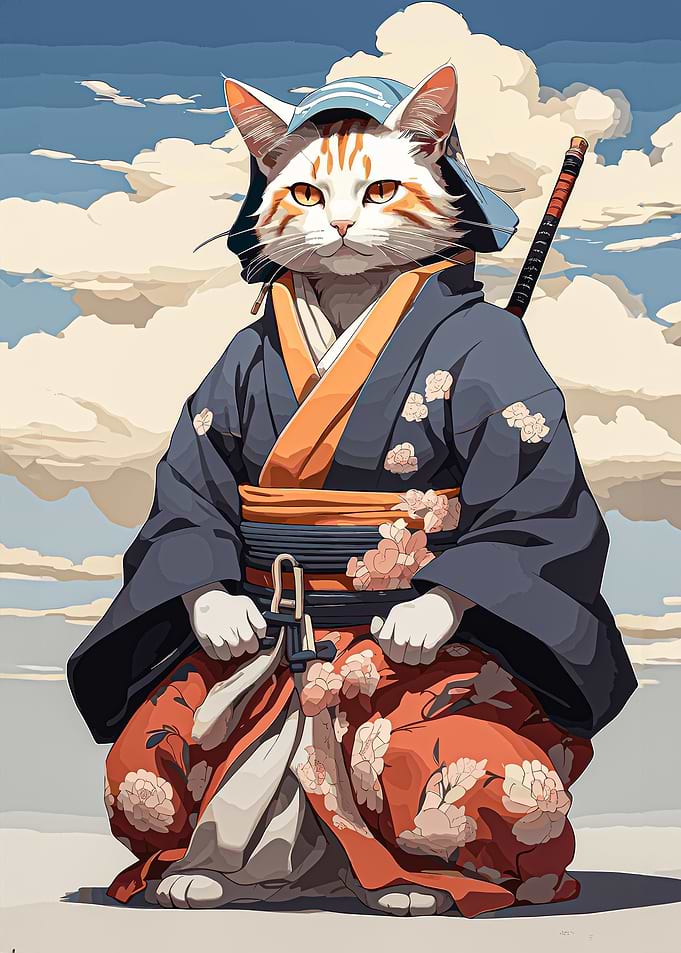 Samurai Cat