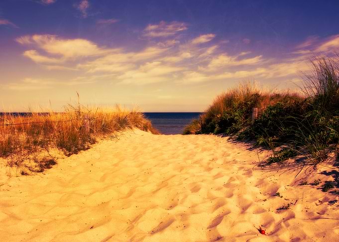 On the way to the sea