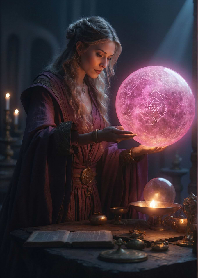 Sorceress Pink Orb