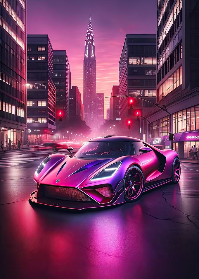 Super sport car aesthetic