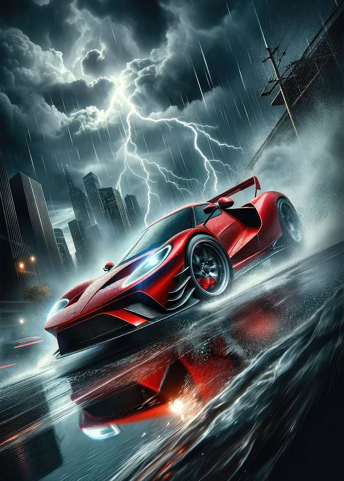 Super sport car aesthetic