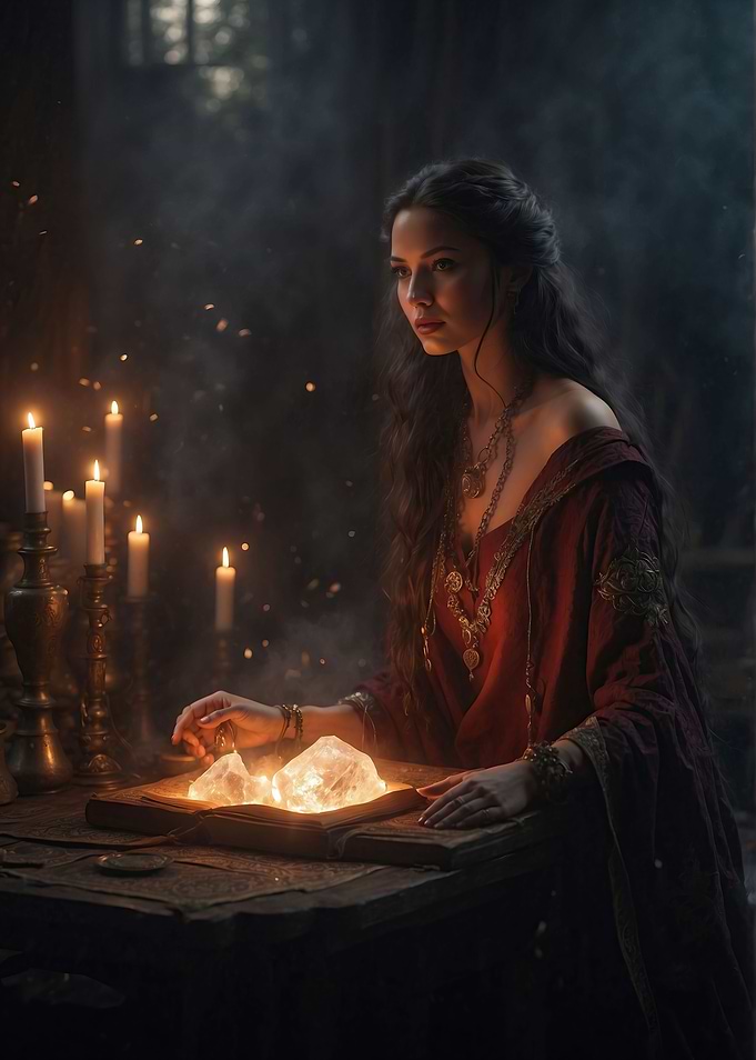 Sorceress Red Dress