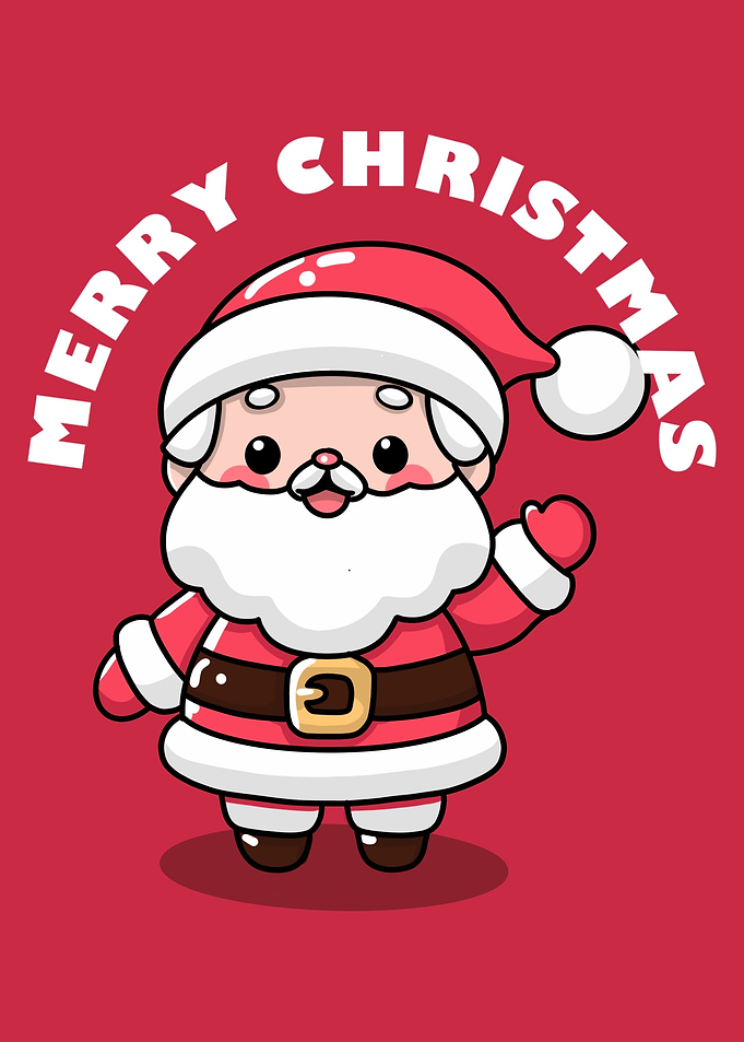 Santa Claus Merry Xmas