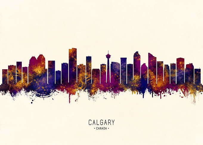 Calgary Canada Skyline