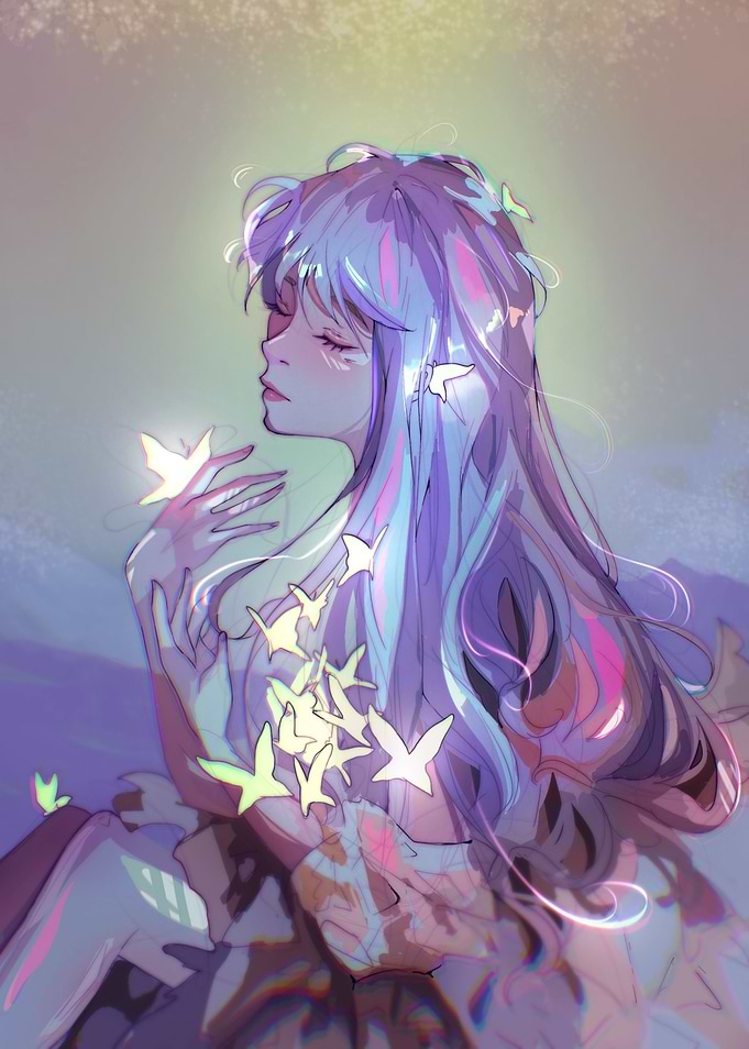 Glowing Butterflies