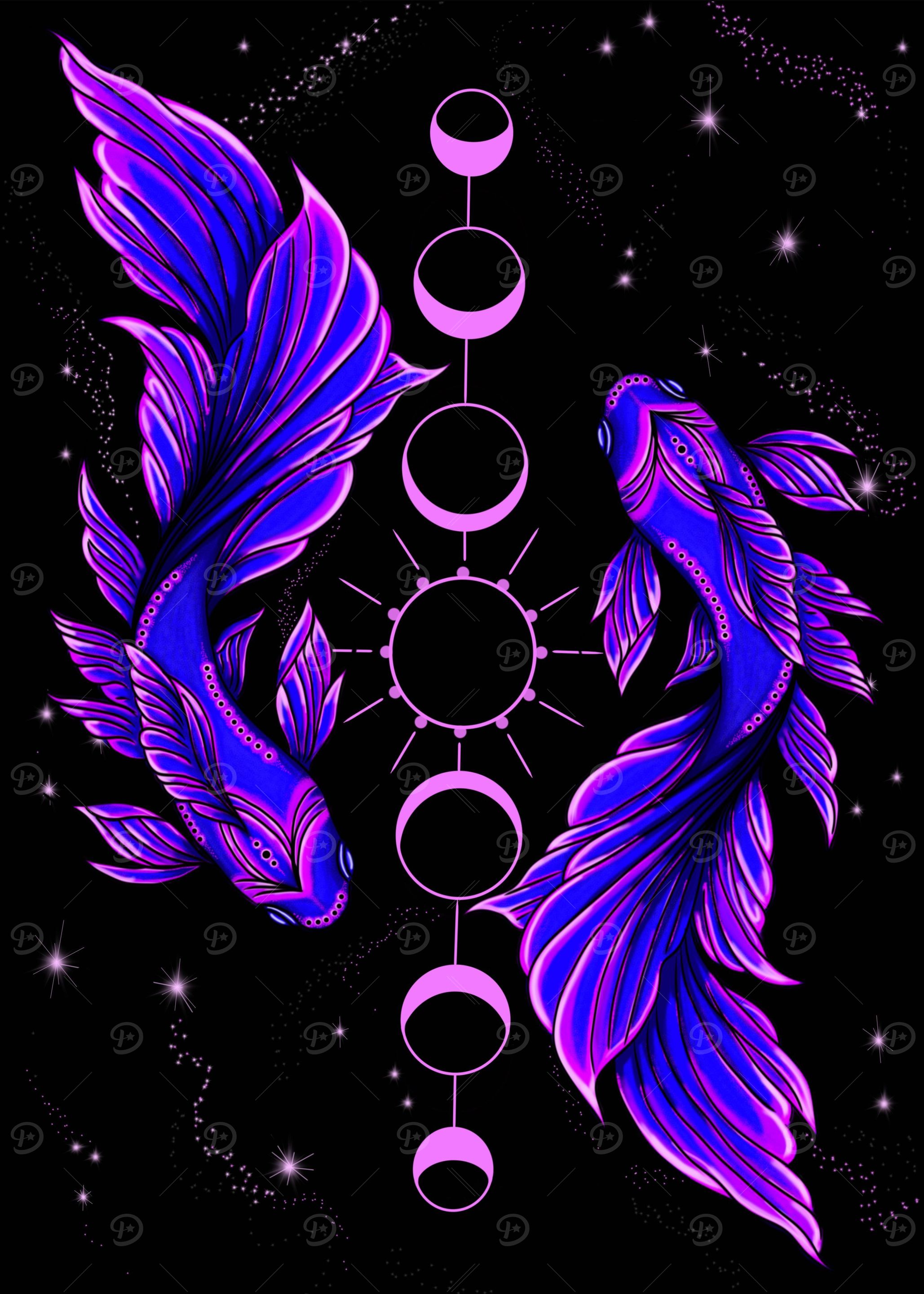 Koi Fishes Lunar