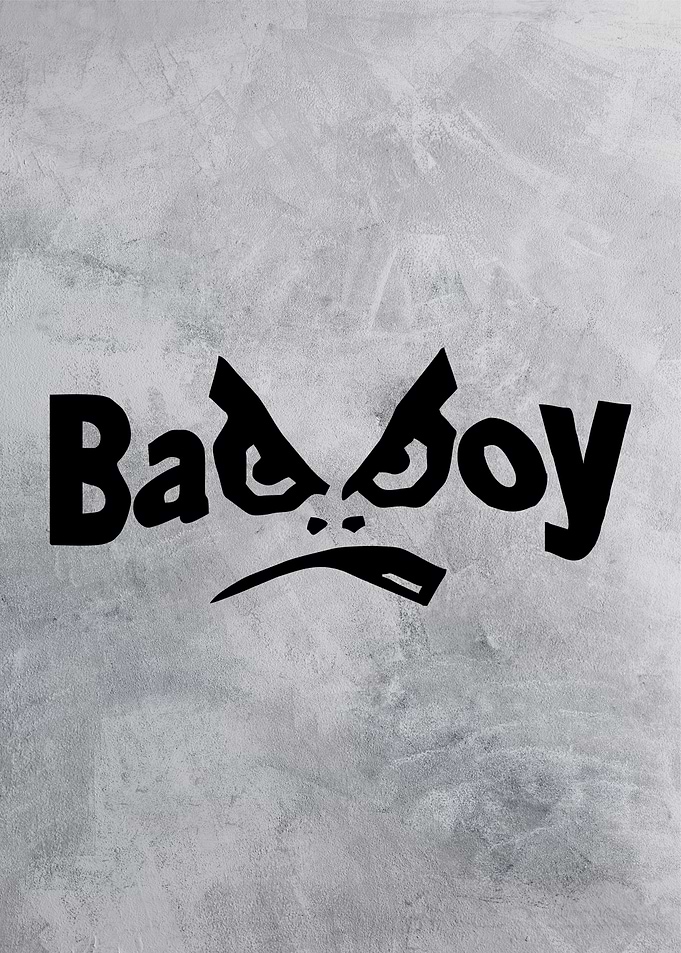 bad boy stencil art