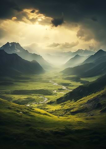 Moody Green Valley
