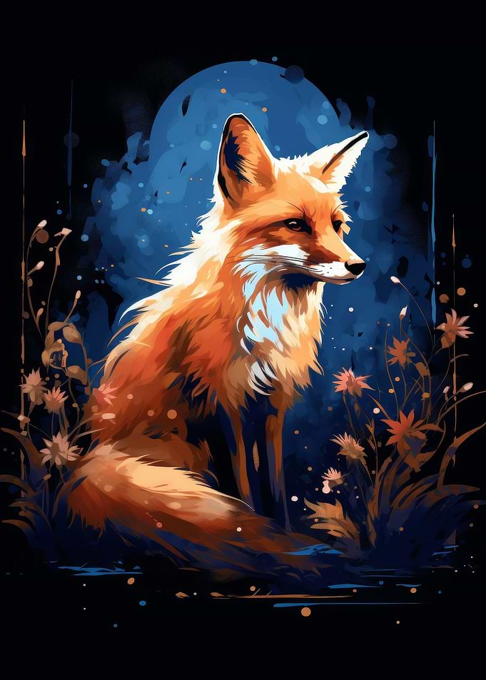 Fox In Forest