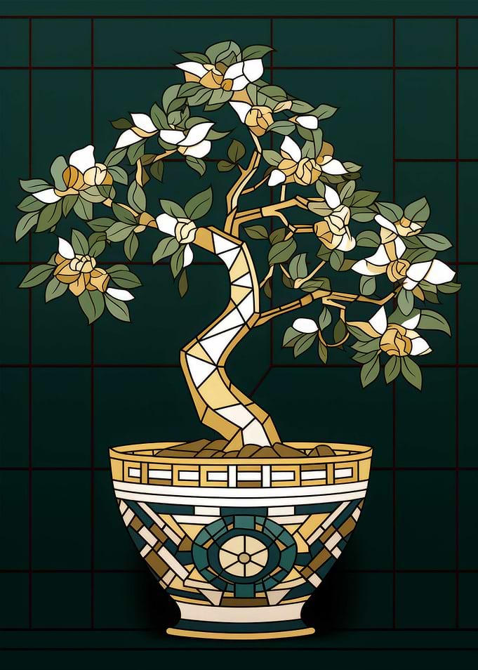 Mosaic Kentsugi Art
