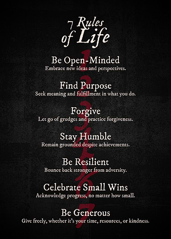 7 rules of life