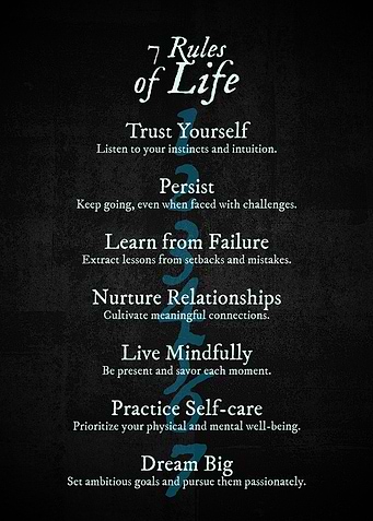 7 rules of life