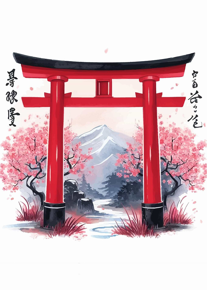 Japanese Red Gate
