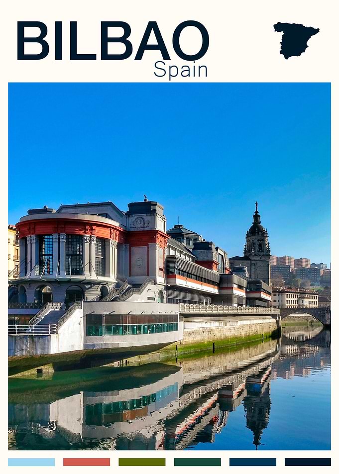 BILBAO TRAVEL POSTER