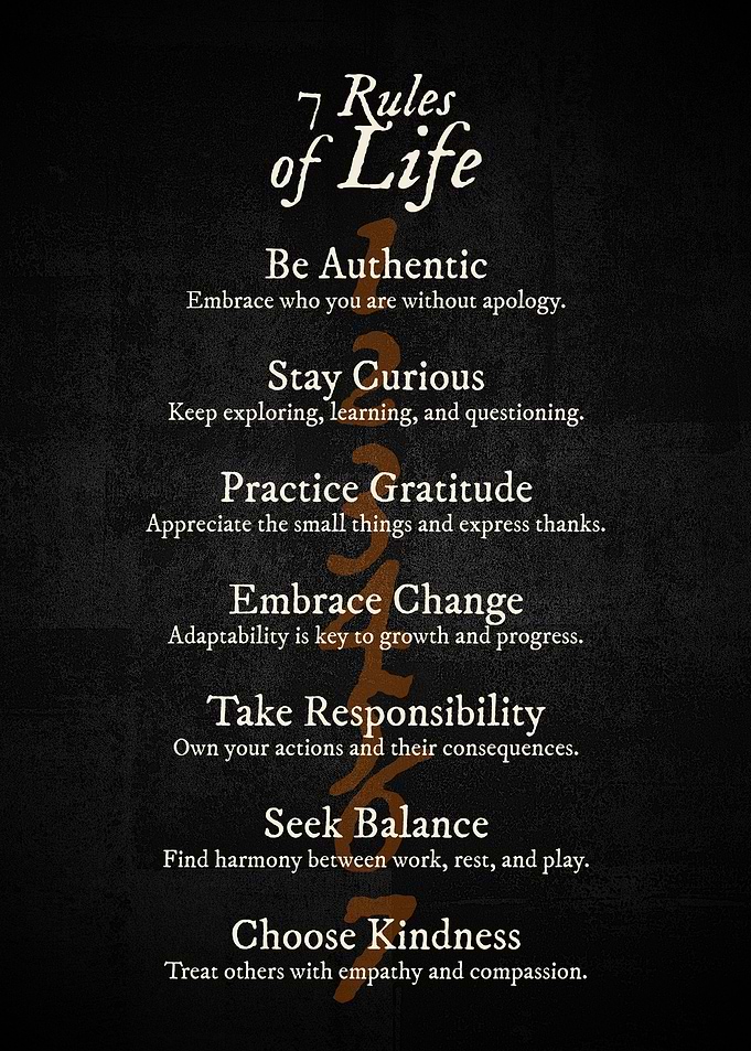 7 rules of life