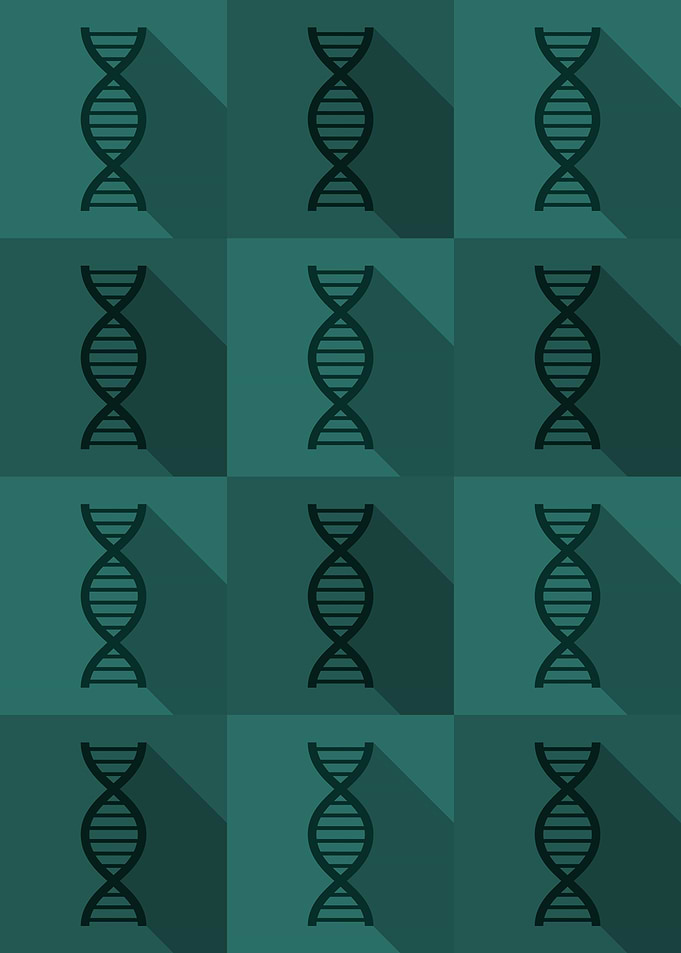DNA Science Icons Pop Art