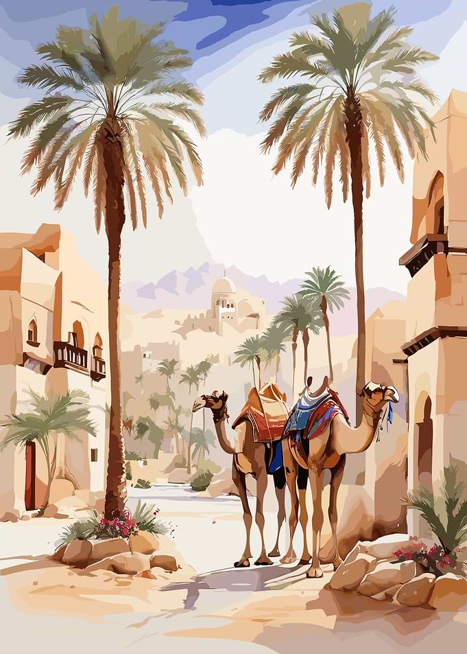 The camel and the ancient