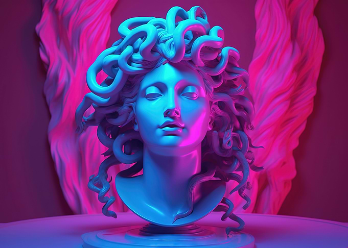 Gorgons Vaporwave Visions