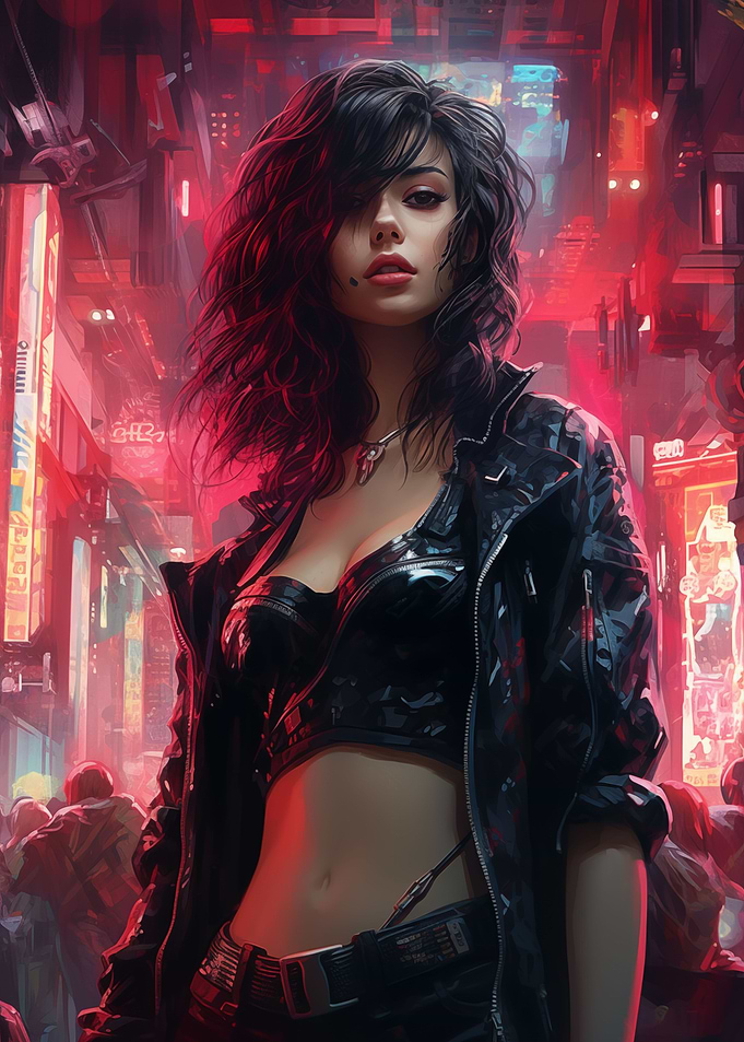 Red Light Cyber Girl