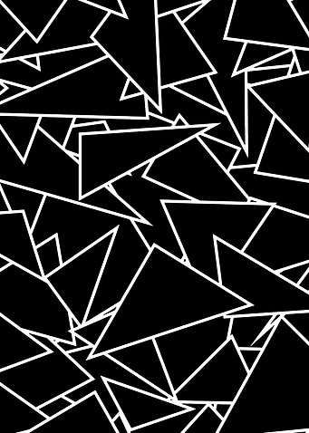 black white art