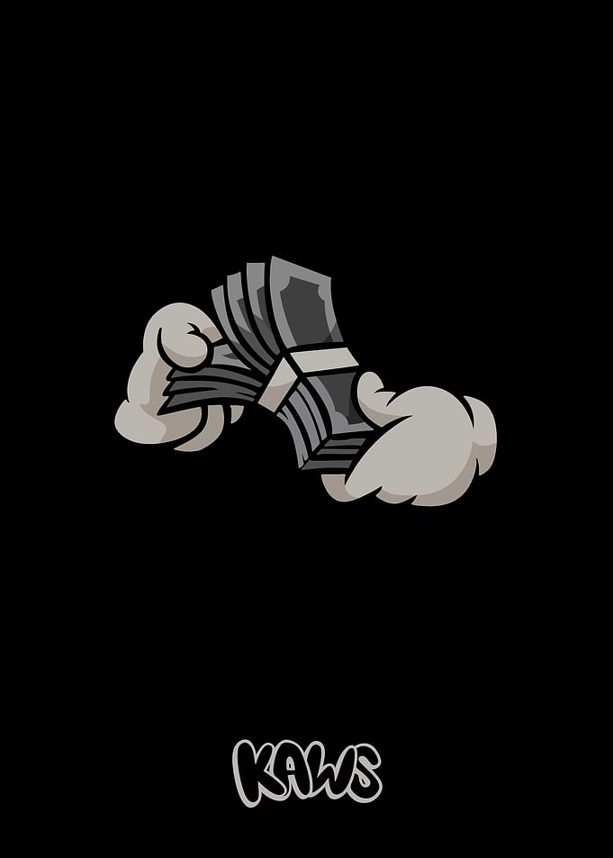 Kaws hand