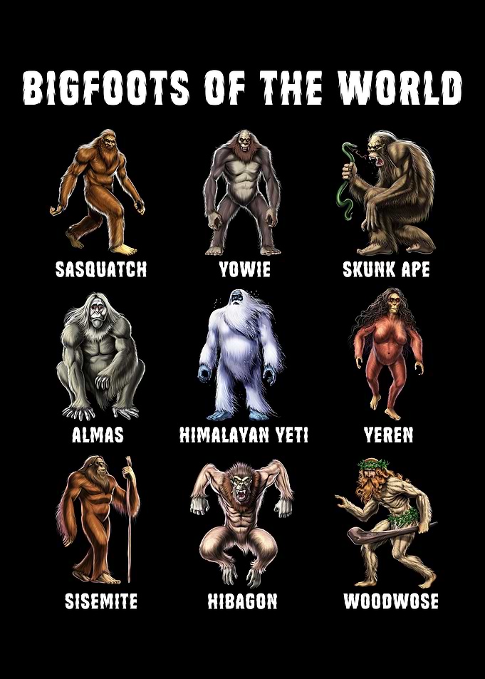 Bigfoots Of The World