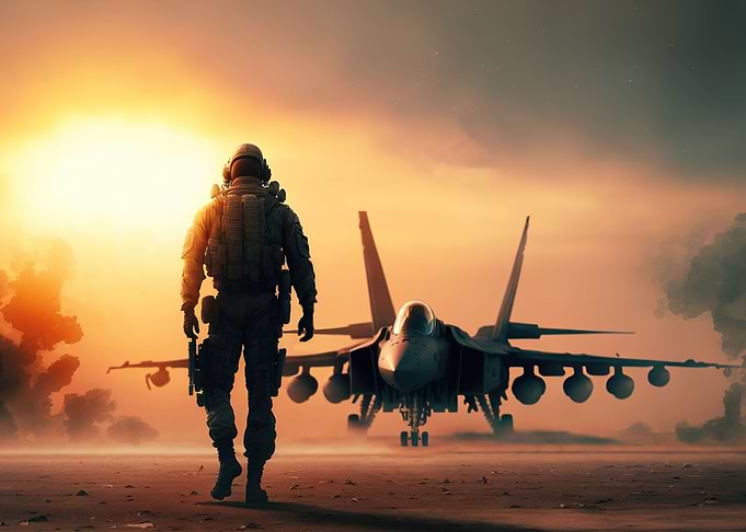 Jet Fighter Desert