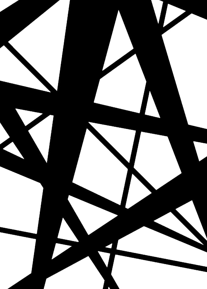 black white art