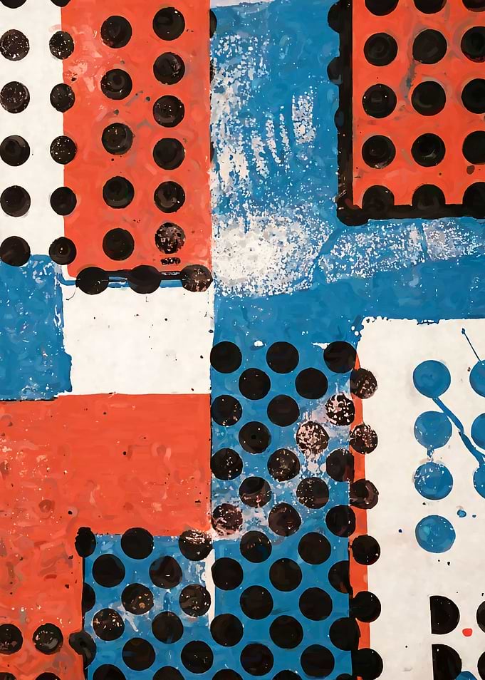 Blue Black Red Bauhaus