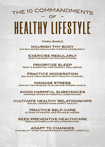 Healthy lifestyle