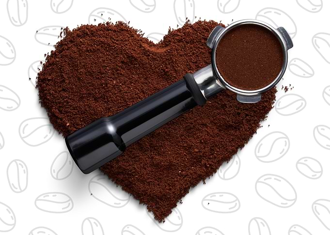 Love Coffee portafilter