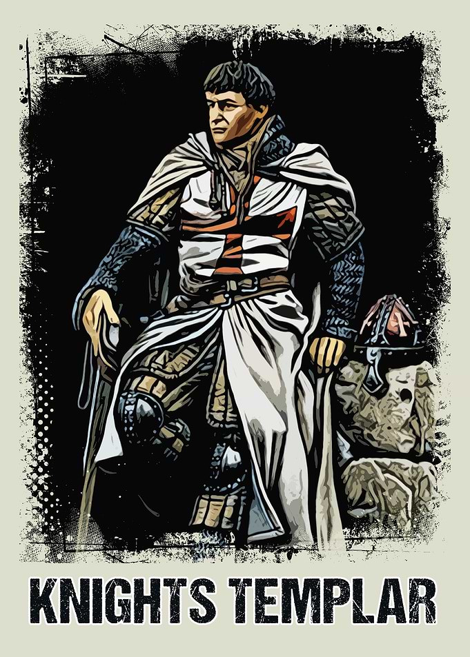 Templar Knight on a Throne