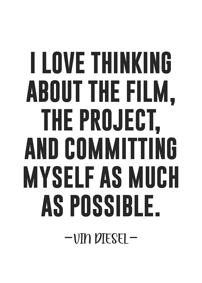 Vin Diesel quote