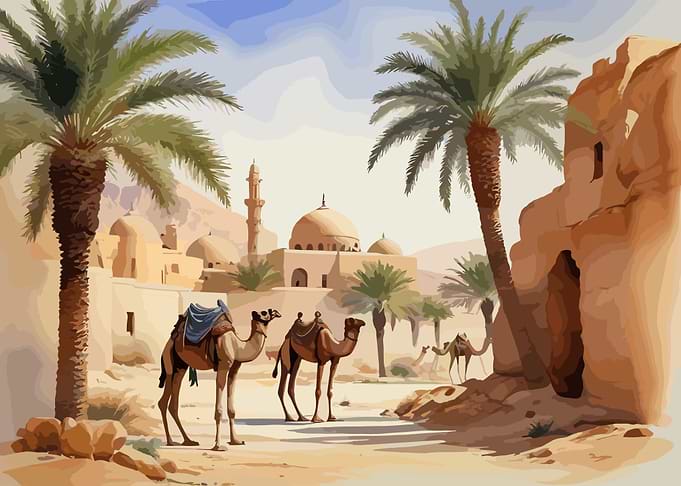 The camel and the ancient